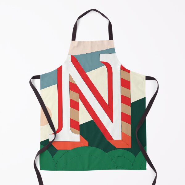 Item preview, N Stylized Block Letters Geometric Backgrounds Colorful Art designed and sold by ART ATTACK ZONE.