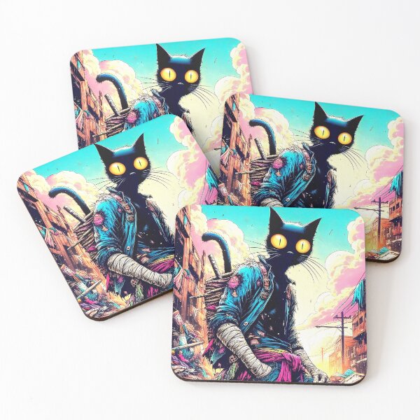Item preview, Black Cat Trash designed and sold by Dirk Danger Designs.