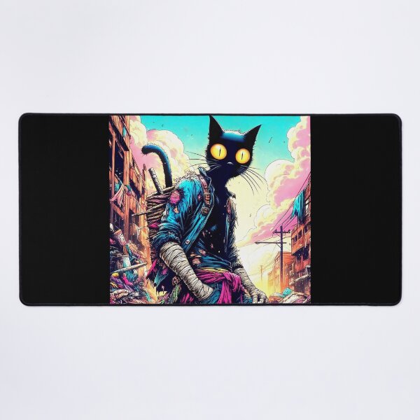 Item preview, Black Cat Trash designed and sold by Dirk Danger Designs.