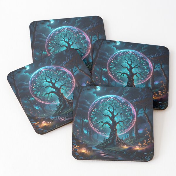Item preview, Vibrant Sacred Geometry Tree Of Life designed and sold by DMT-FM.