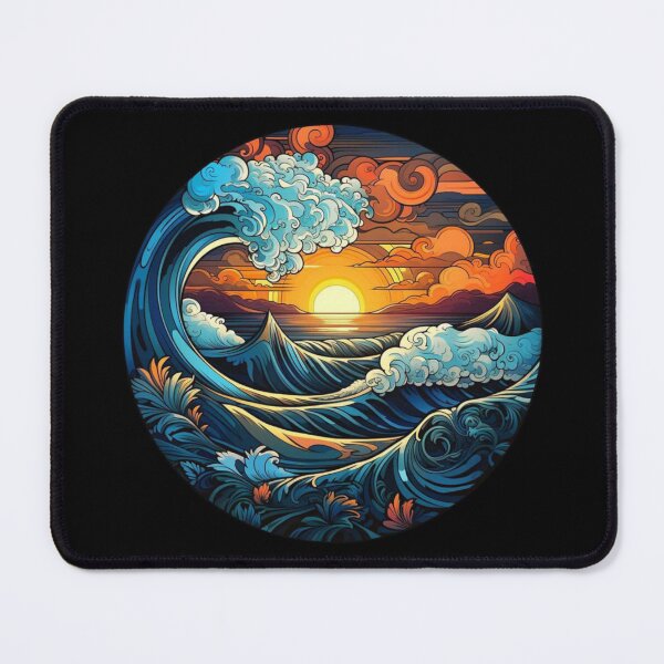 Item preview, Ocean sunset artwork  designed and sold by Slickskillz11.