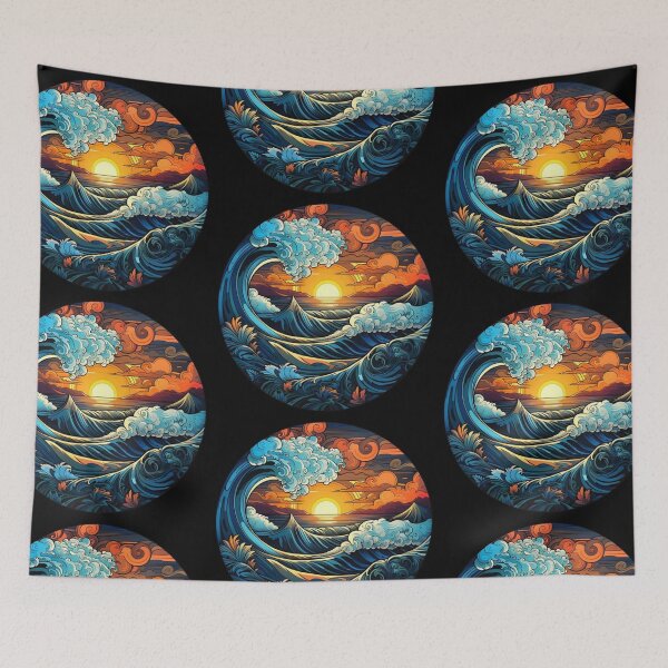 Item preview, Ocean sunset artwork  designed and sold by Slickskillz11.