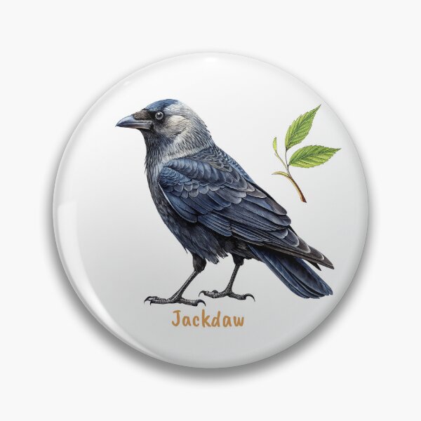 Item preview, Cute Jackdaw bird, Garden Bird designed and sold by iclipart.