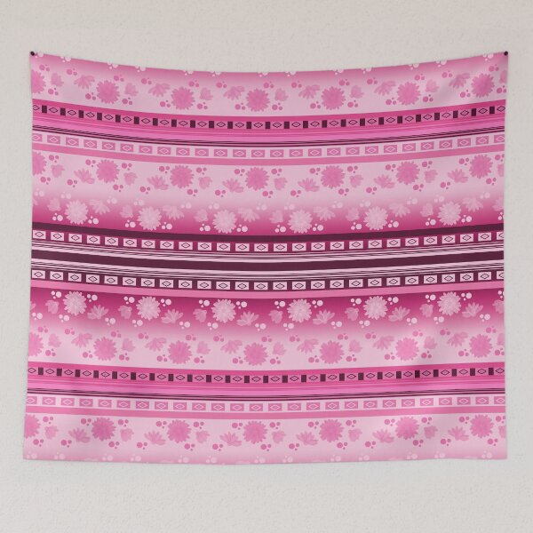 Item preview, Princess Pink Daisy and Stripes  designed and sold by Sharon Schwalbe.