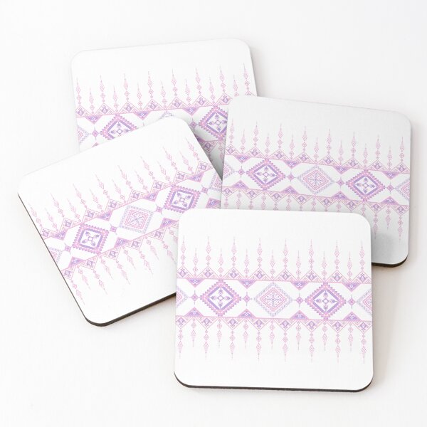 Item preview, Modern Geometice Ethnic Pattern Design Pink designed and sold by Nippitchaya.