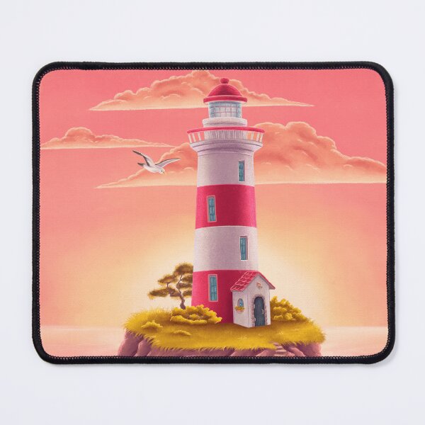 Artikelvorschau, Leuchtturm bei Sonnenuntergang entworfen und verkauft von tigerda.