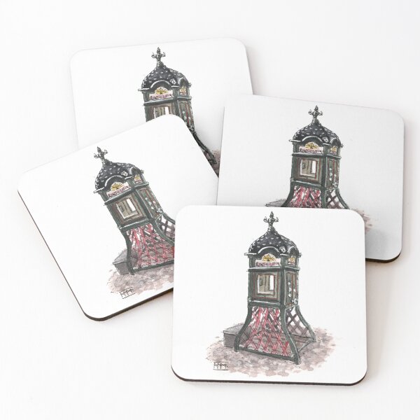 Item preview, Boceto de cabina telefónica vintage – Malmö Suecia Lilla Torg designed and sold by TAMaassen.