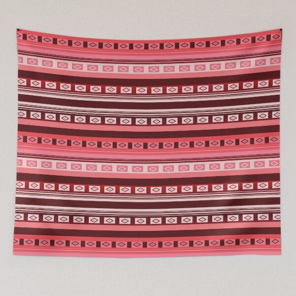 Item preview, Geometric Diamonds Pink Peach wine Seamless Geometric designed and sold by Sharon Schwalbe.