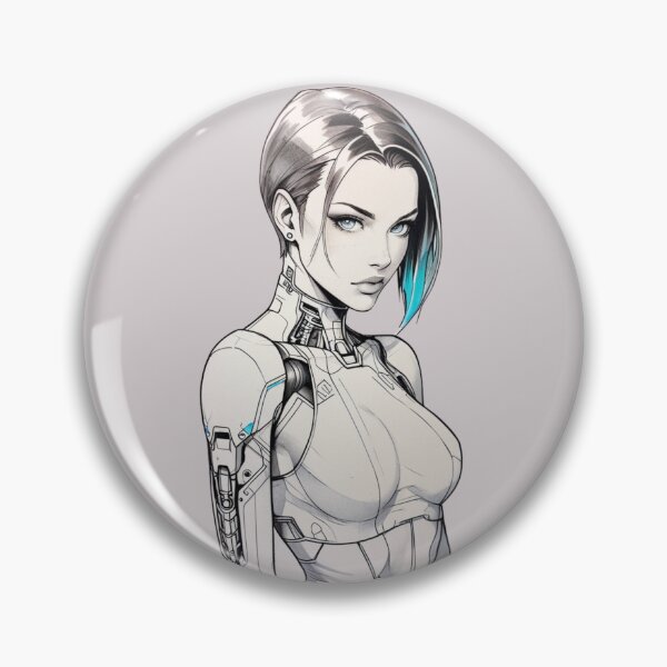 Item preview, Cyborg Girl designed and sold by ArtCraftLab.