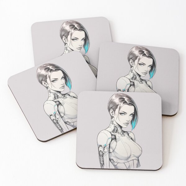 Item preview, Cyborg Girl designed and sold by ArtCraftLab.