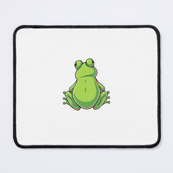 Item preview, Cheeky Chubby Frog Butt Sticker – Playful & Cute designed and sold by Gscode.