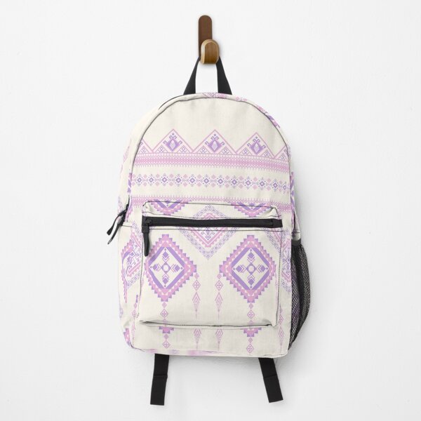 Item preview, Geometice Ethnic Pattern Design Pink Tone designed and sold by Nippitchaya.