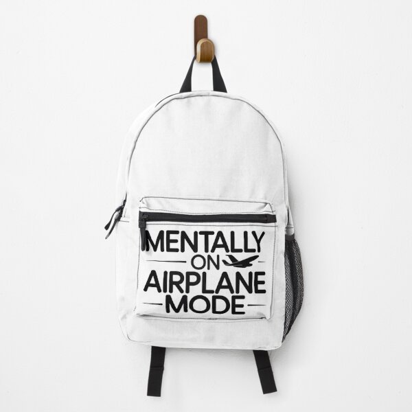 Artikelvorschau, Mental im Flugzeugmodus – Minimalistisches Zitat entworfen und verkauft von Mystic Wild Studio.