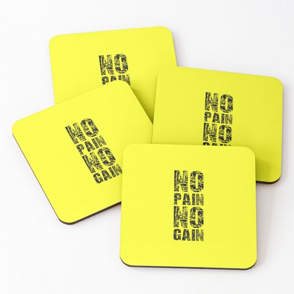 Item preview, Powerful Fitness Quote | No Pain No Gain designed and sold by typoinspired.