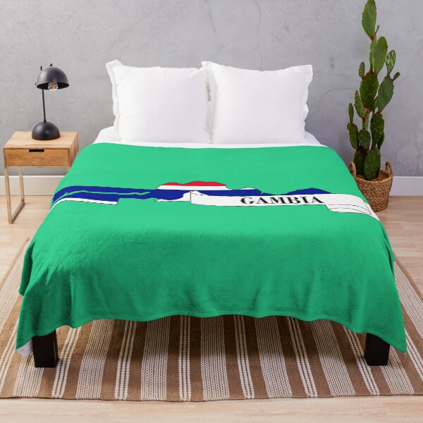 Item preview, Flag map of Gambia designed and sold by visual adventures.
