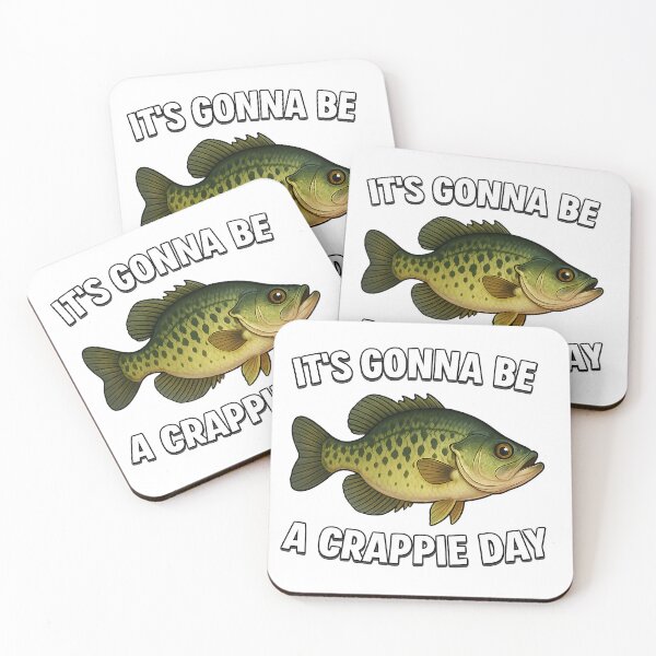 Item preview, It’s Gonna Be a Crappie Day – Funny Cartoon Fish Design designed and sold by WayoftheWater.