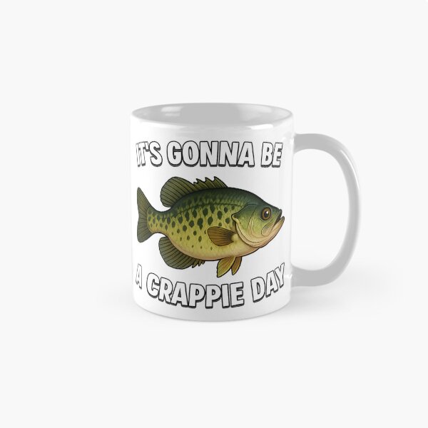 Item preview, It’s Gonna Be a Crappie Day – Funny Cartoon Fish Design designed and sold by WayoftheWater.