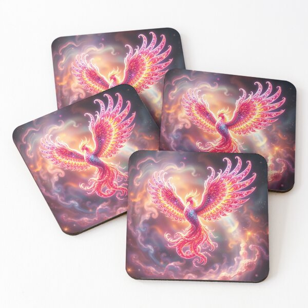 Item preview, Fiery Phoenix Materialising in a Spatial Portal designed and sold by DMT-FM.