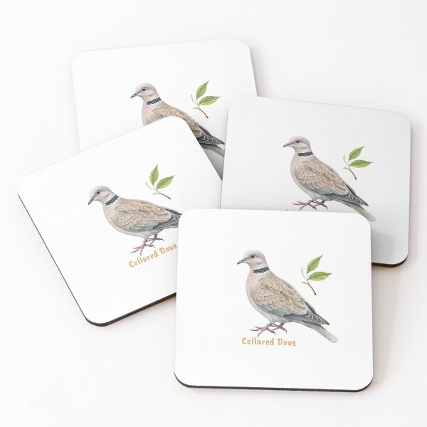Item preview, Cute Collared Dove bird, Garden Bird designed and sold by iclipart.