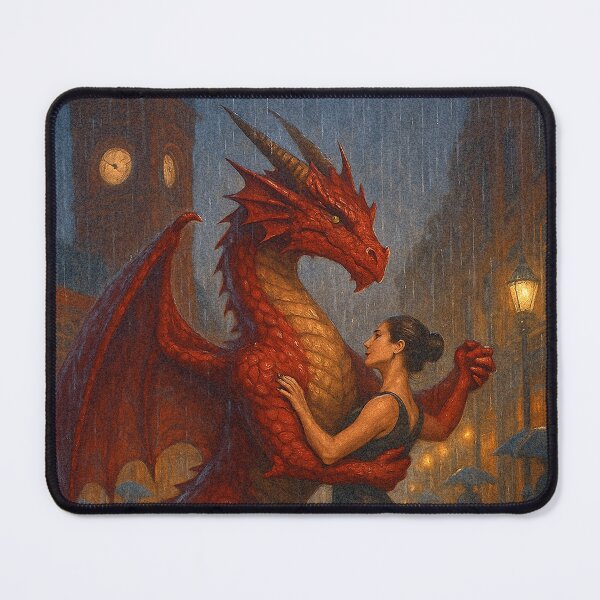 Item preview, The Welsh Dragon Dances the Tango in Cardiff Bay designed and sold by letitrip.