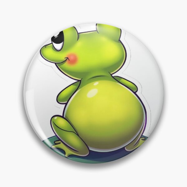 Item preview, Disney-Style Cute Frog Butt Sticker  Tags: designed and sold by Gscode.