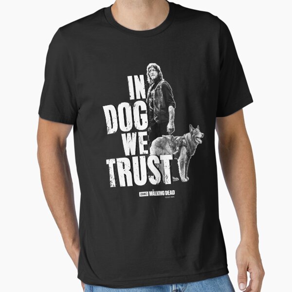 Item preview, Daryl Dixon In Dog We Trust Retro Vintage 90s Fan Art designed and sold by ShawnConnor.