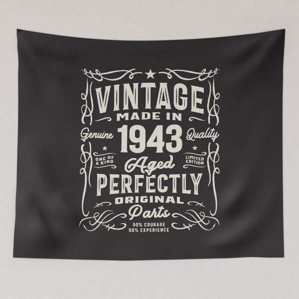 Item preview, Vintage 1943 82nd Birthday Decorations for Turning 82 designed and sold by cidolopez.