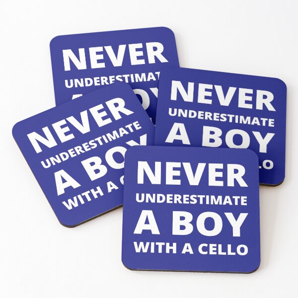 Item preview, Never underestimate a boy with a cello designed and sold by fev-rocks.