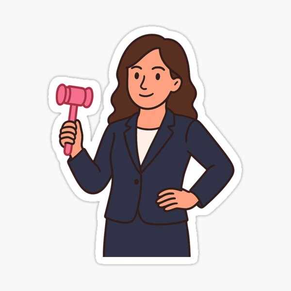 Item preview, Attorney Sticker! designed and sold by Stuck-by-Ashley.