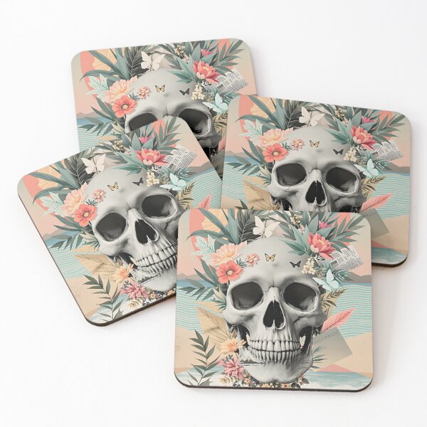Item preview, Beautiful skull on the beach. designed and sold by ReneMM.