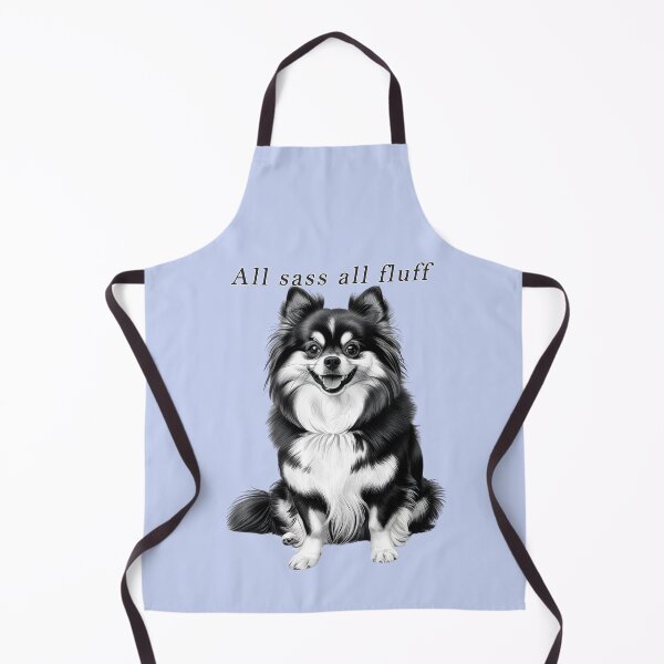 Item preview, Black Pomeranian – All Sass, All Fluff designed and sold by Pawtraitvibes.