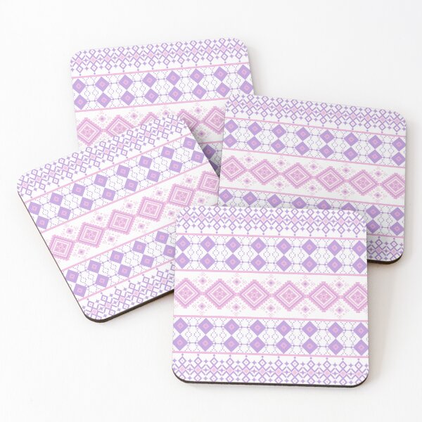 Item preview, Ethnic Geometice Pattern Design Pink Tone designed and sold by Nippitchaya.