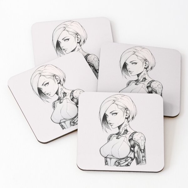 Item preview, Cyborg Girl designed and sold by ArtCraftLab.