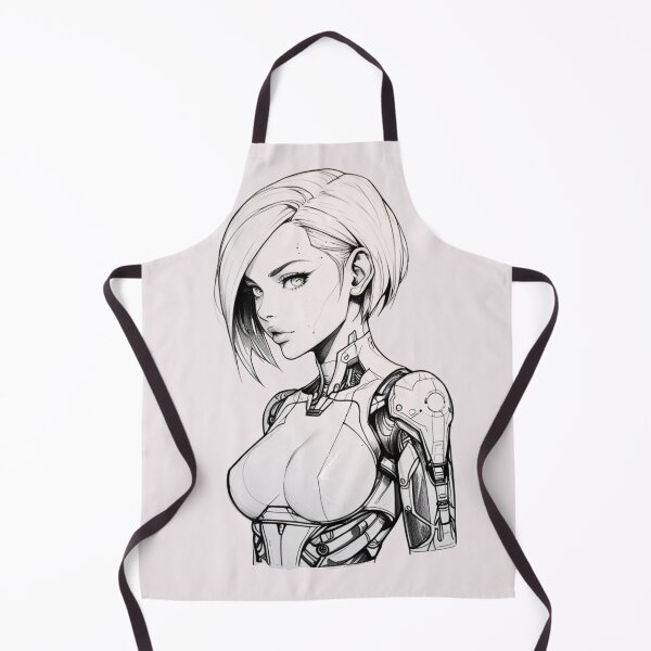 Item preview, Cyborg Girl designed and sold by ArtCraftLab.