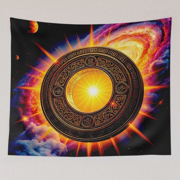 Item preview, Sacred Geometry Psychedelic Circular Portal designed and sold by DMT-FM.