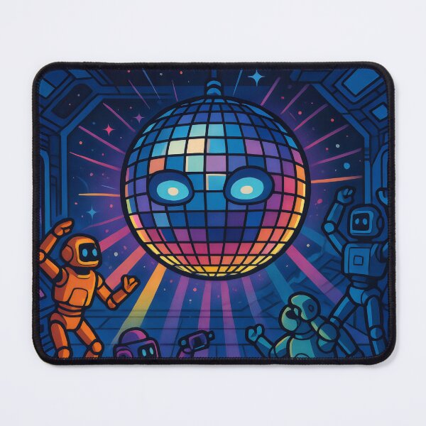 Item preview, Reincarnated as a Sentient Disco Ball – Retro AI Party Art designed and sold by ShineEyePirate.