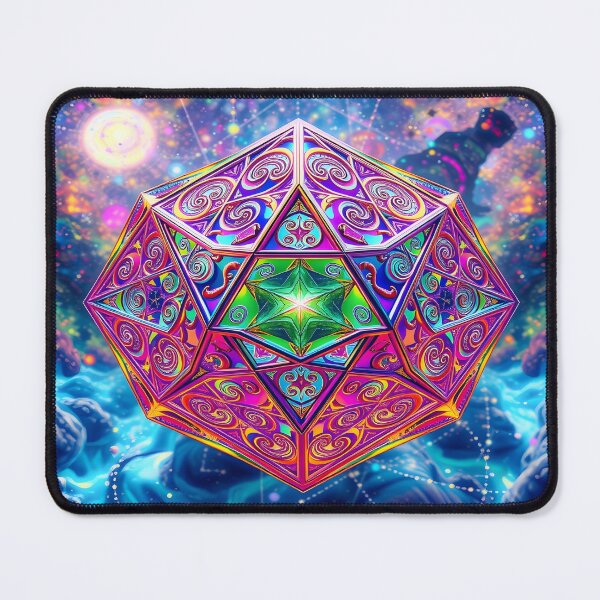 Item preview, Sacred Geometry Psychedelic 64 Tetrahedron designed and sold by DMT-FM.