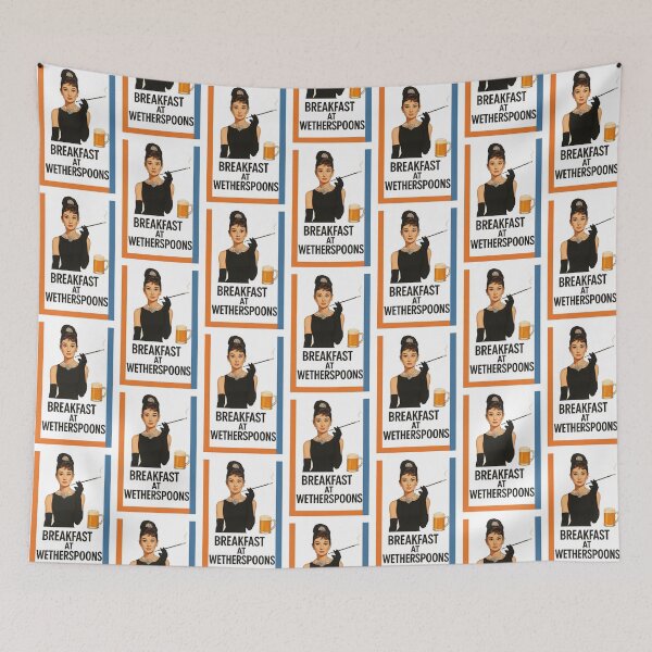 Item preview, Breakfast At Tiffany's funny parody. Audrey Hepburn. designed and sold by Shoot-The-Moon.