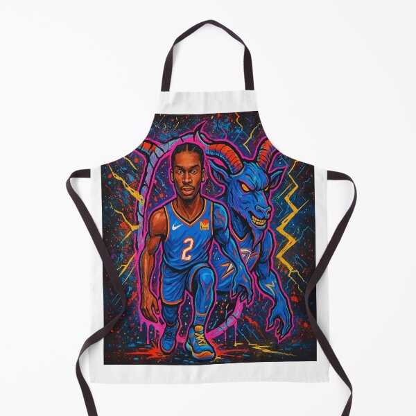 Artikelvorschau, Shai Gilgeous-Alexander Mirror GOAT Unleashed entworfen und verkauft von POD DYNASTY | Original Print On Demand T-Shirt Graphics.