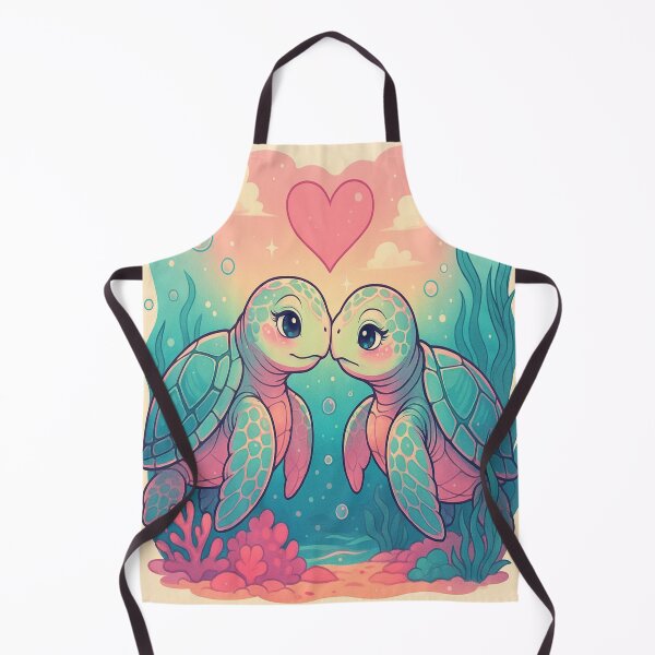 Item preview, Romantic Turtle Love – Dolled-up turtle romance. Turtles show true affection! designed and sold by FotoworldEdel.