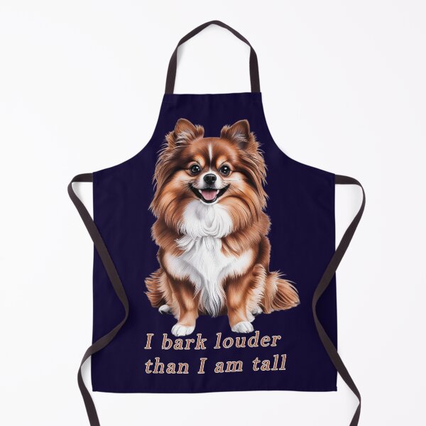 Item preview, Cinnamon Pomeranian – I Bark Louder Than I Am Tall designed and sold by Pawtraitvibes.