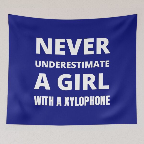 Item preview, Never underestimate a girl with a xylophone designed and sold by fev-rocks.
