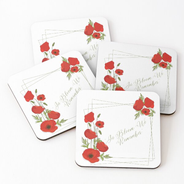 Item preview, In Bloom We Remember – Poppy Remembrance Design designed and sold by TiggsnPigsArt.