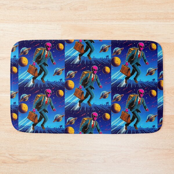 Item preview, alien going to work designed and sold by Dogandesighn.