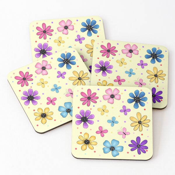 Item preview, Colorful Flowers and Butterflies designed and sold by Kendall Rose Doodles.
