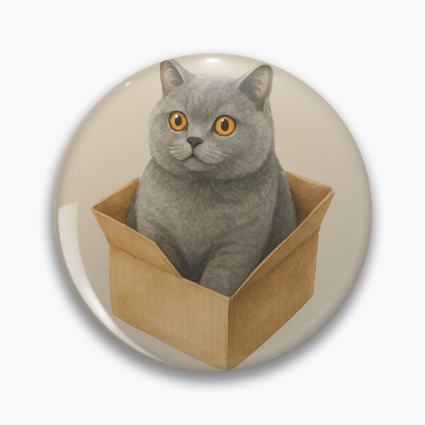 Item preview, Box Cat – British Shorthair Watercolor designed and sold by Patternicity.