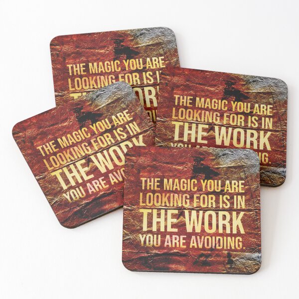 Item preview, Don't Avoid Work , Motivational Art designed and sold by NickDedidis.
