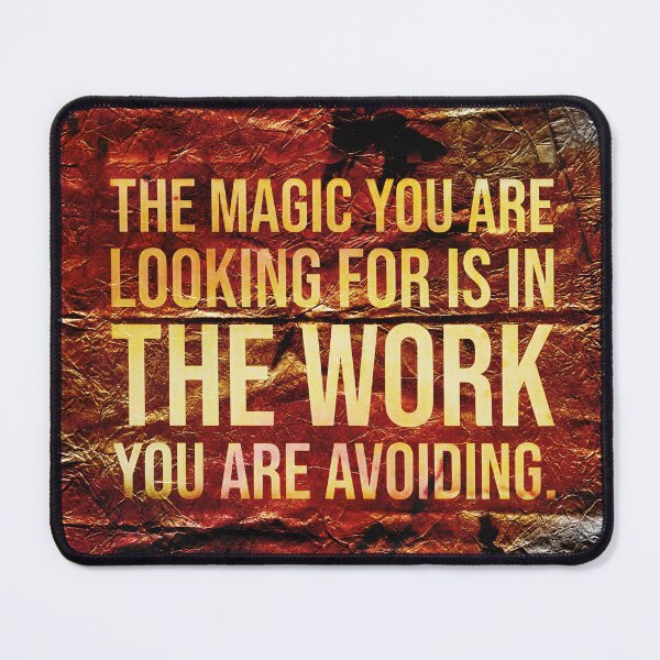 Item preview, Don't Avoid Work , Motivational Art designed and sold by NickDedidis.