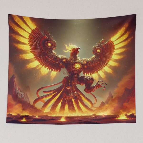 Item preview, Ashen flare The Mecha-Phoenix of Oblivion designed and sold by aipichub.
