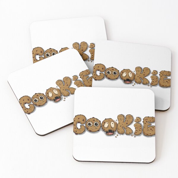 Item preview, Cookie Faces – Funny “COOKIE” Word Art with Cartoon Expressions designed and sold by FreakyTreasures.